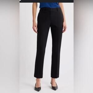 Theory Womens Size 12 Black Nabiki Dress Trouser Work Pants